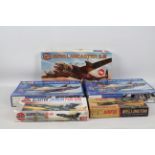 Airfix - Revell - Five boxed plastic military aircraft model kits in 1:72 scale.