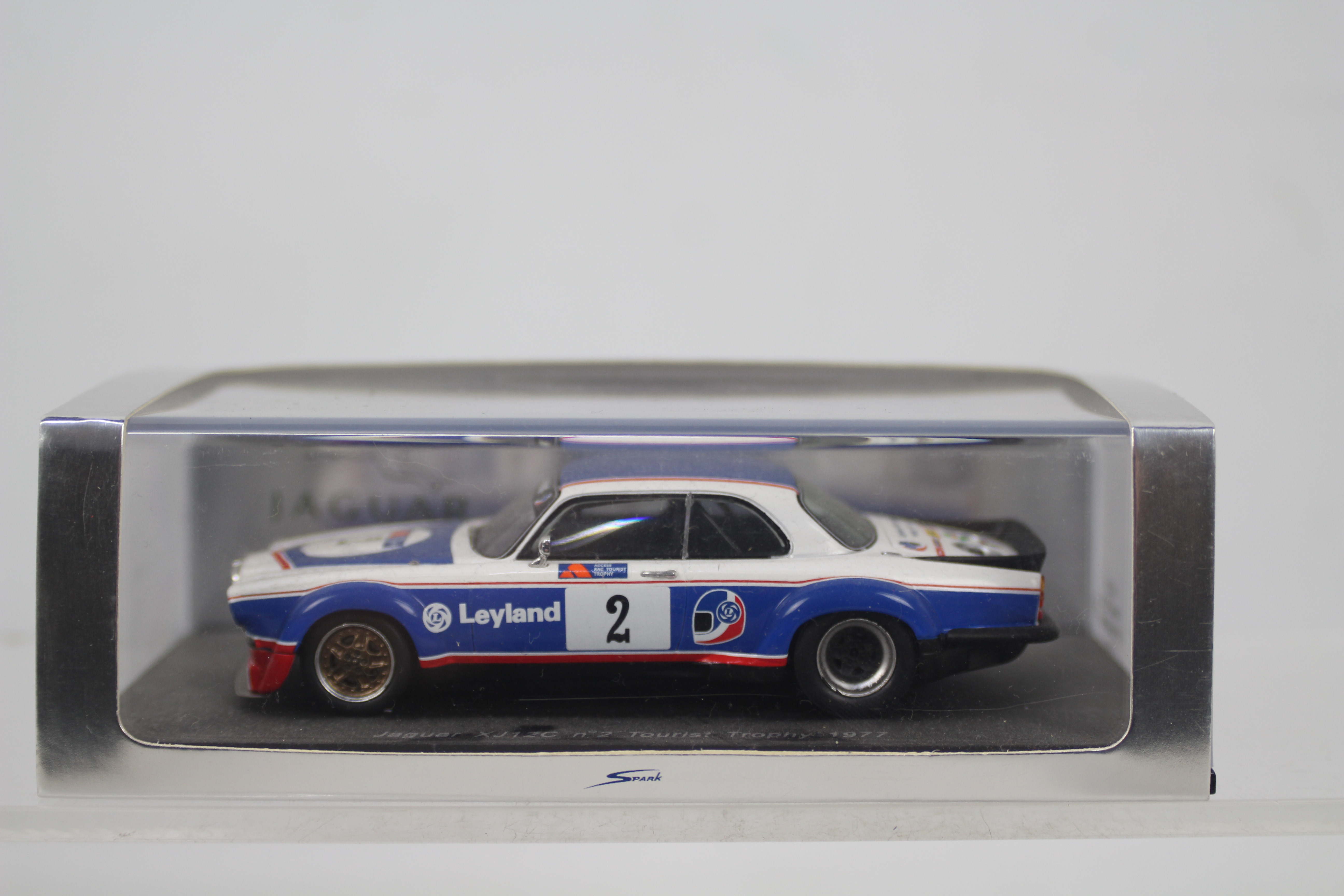 Spark - A boxed Spark 1:43 scale #4S0778 Jaguar XJ12C RN2 Tourist Trophy 1977.