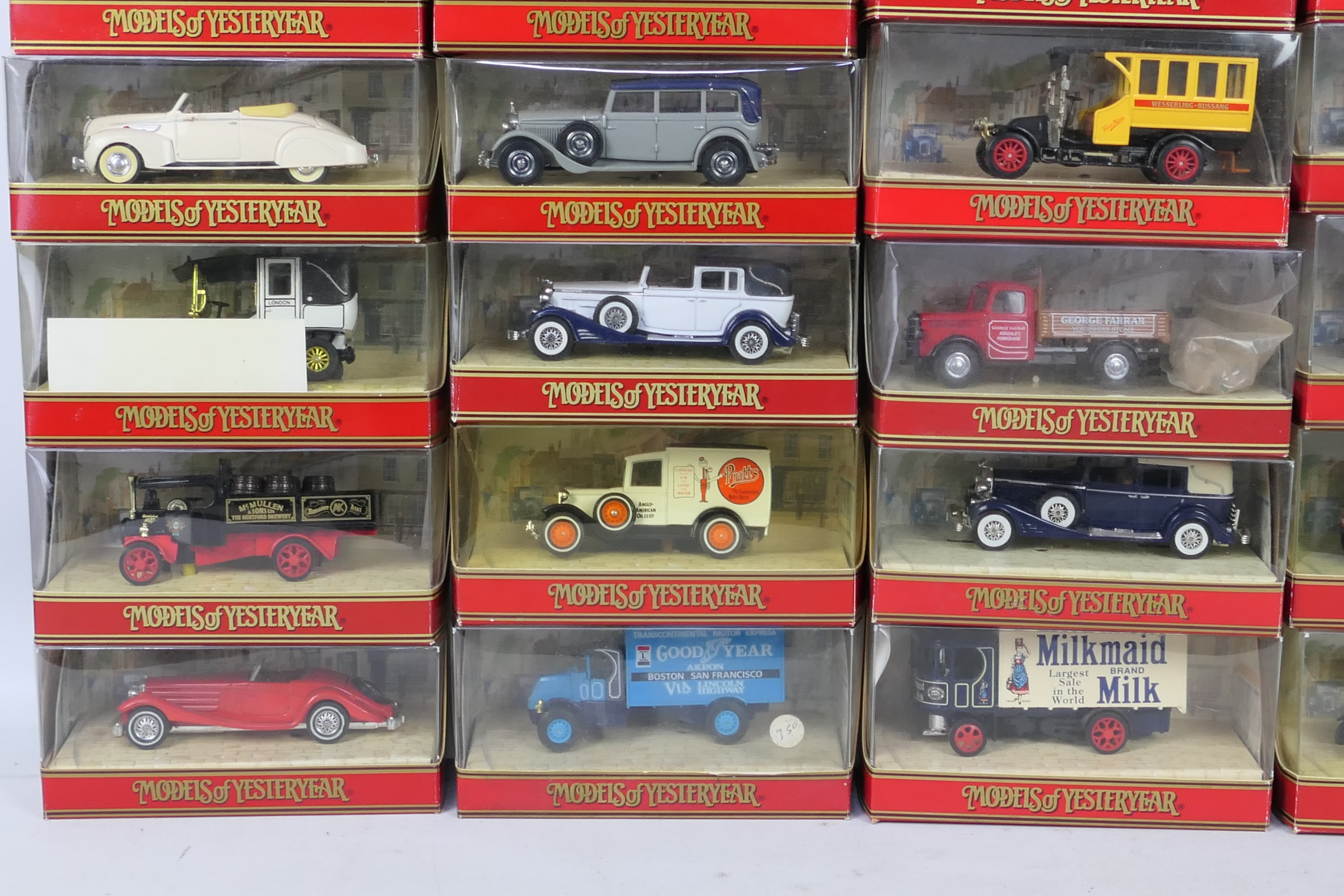 Matchbox Yesteryear - 34 x later clear boxed models including Lincoln Zephyr # Y-64, - Bild 4 aus 5