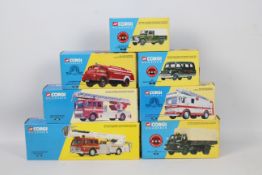 Corgi Classics - Seven boxed predominately Limited Edition diecast UK Fire related appliances /