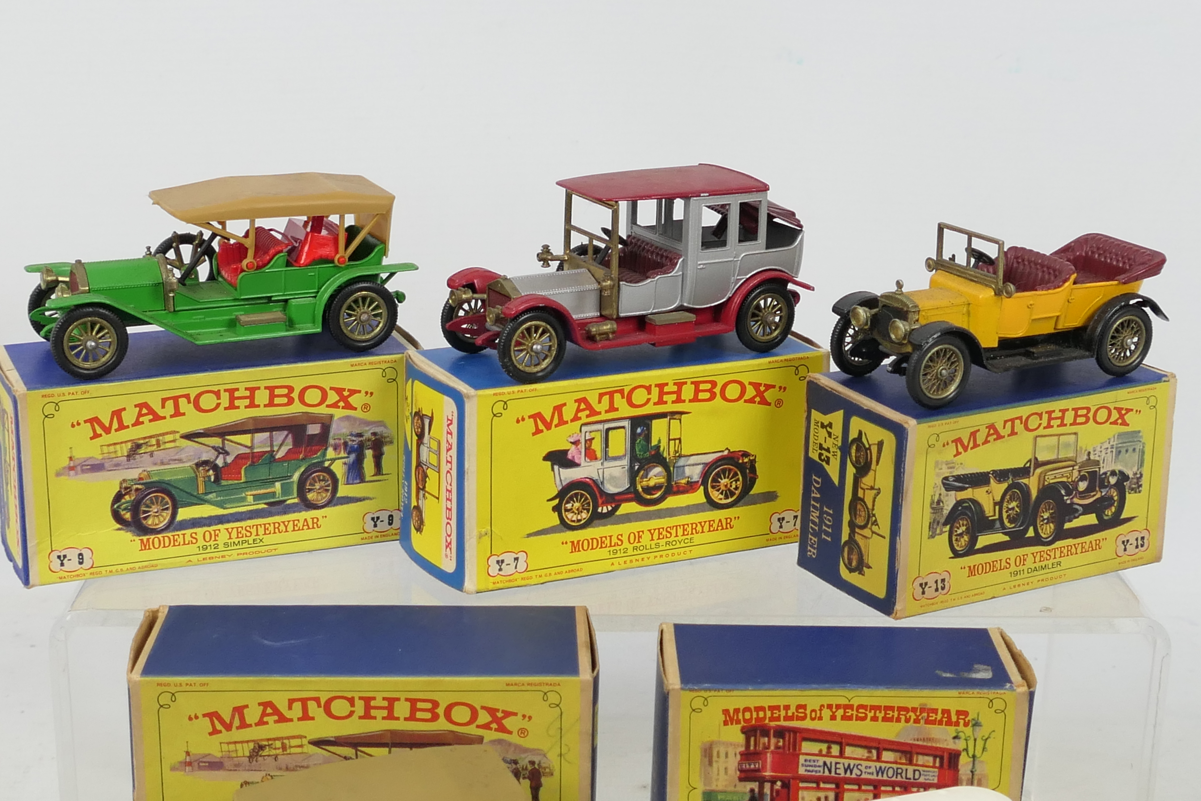 Matchbox Yesteryear - A group of 9 x boxed early Yesteryear models, London Tramcar # Y-3, - Bild 2 aus 5