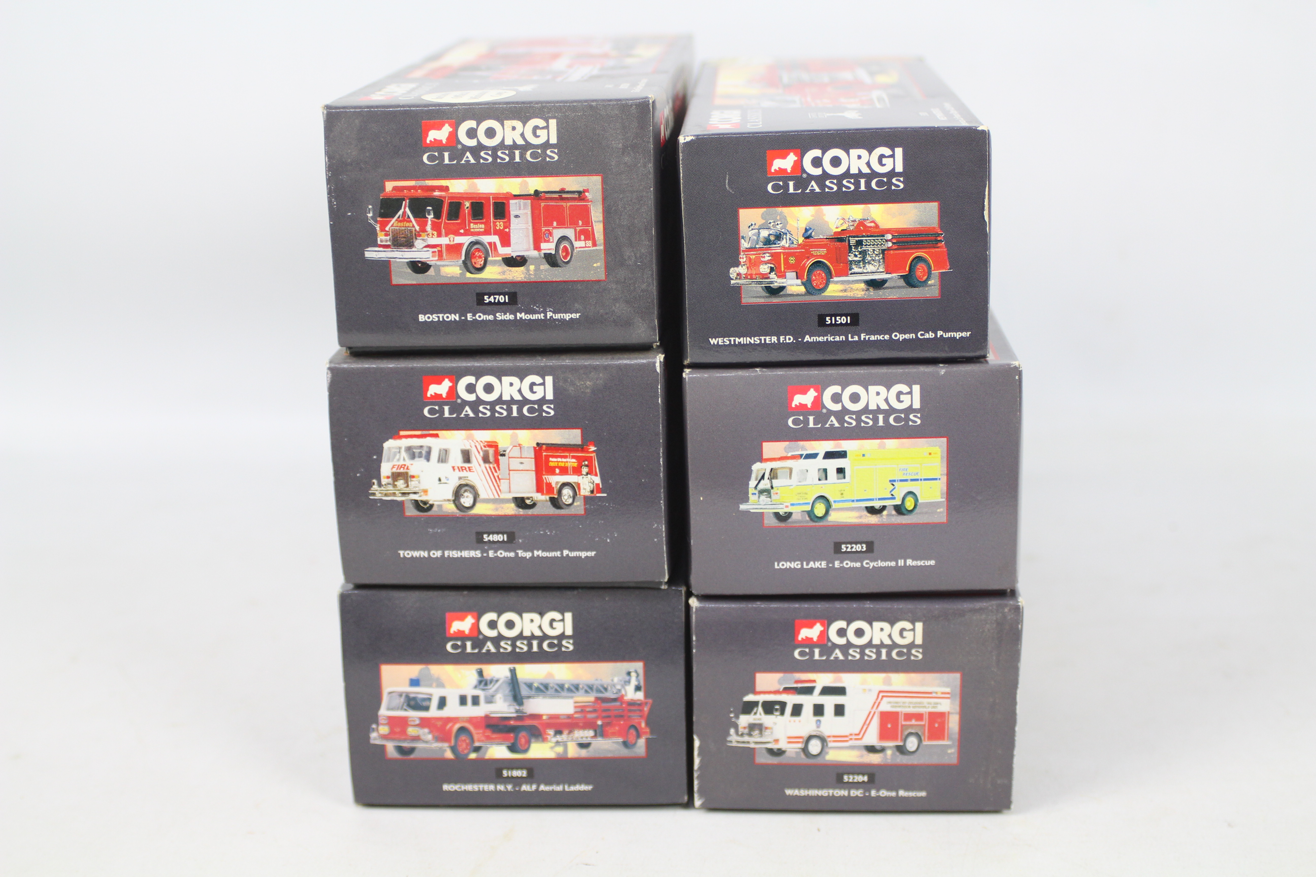 Corgi Classics - Six boxed Limited Edition diecast US Fire Appliances from the Corgi 911 Fire - Bild 4 aus 5