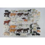Britains - Cherilea - Other - A loose herd of Britains and Britains style plastic farm animals and