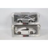 UT Models - 2 x boxed 1:18 scale die-cast model vehicles - Lot includes a #966600 1996 Porsche 911