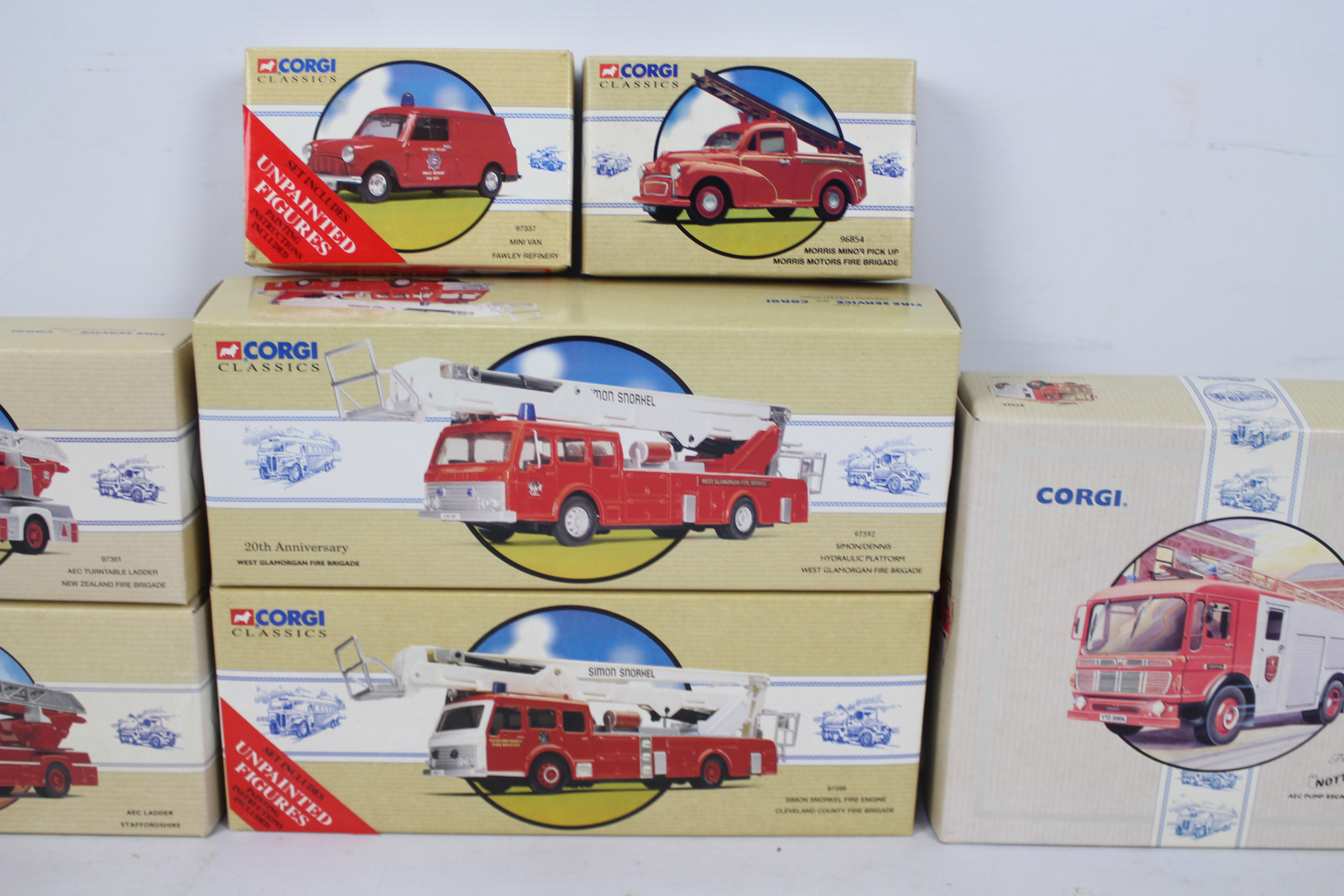 Corgi Classics - Seven boxed diecast predominately UK Fire Appliances from Corgi. - Bild 3 aus 6