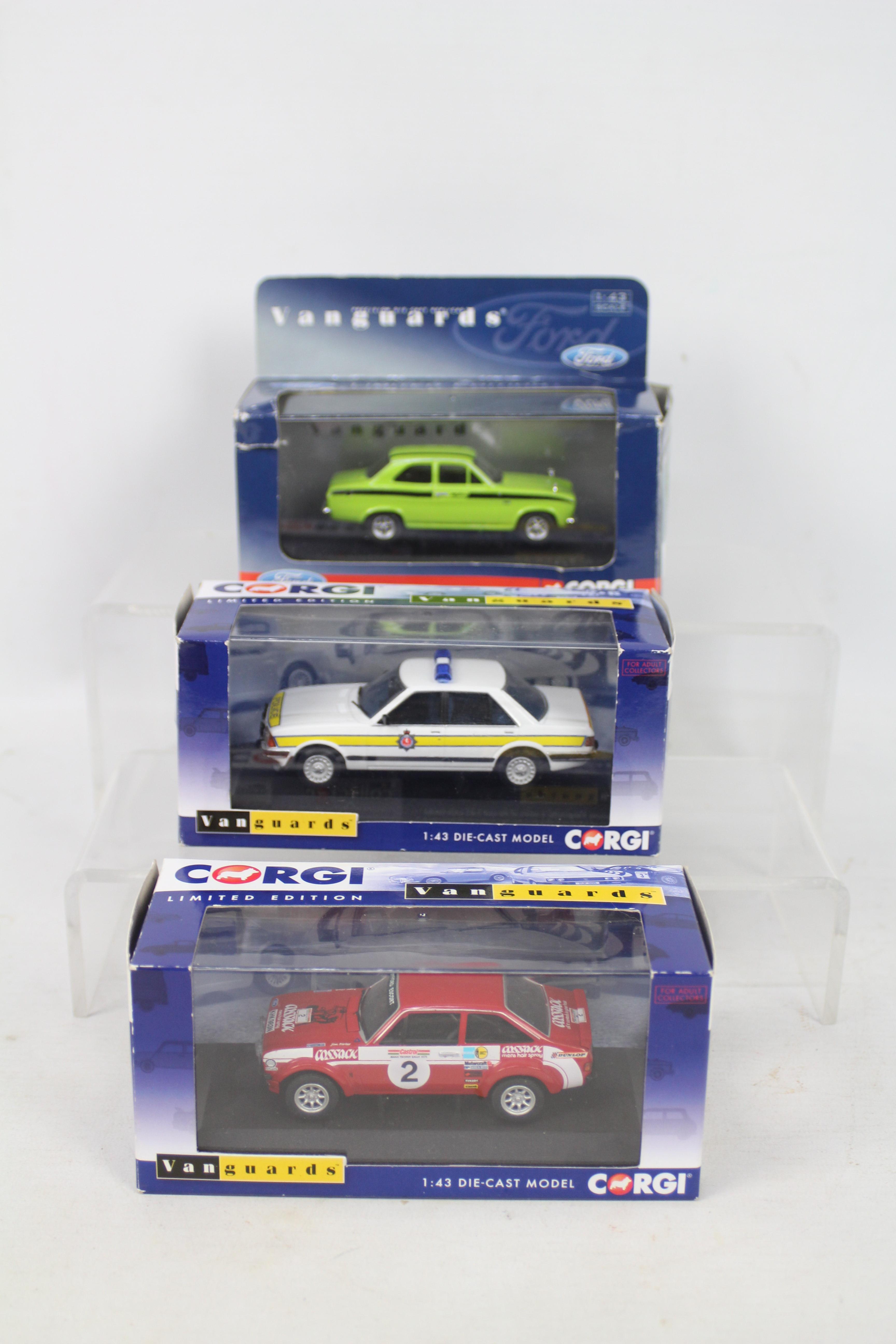 Vanguards - Three collectible diecast models from Vanguards.