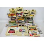 EFE - Corgi - Lledo - A boxed group of 18 diecast model vehicles in various scales.