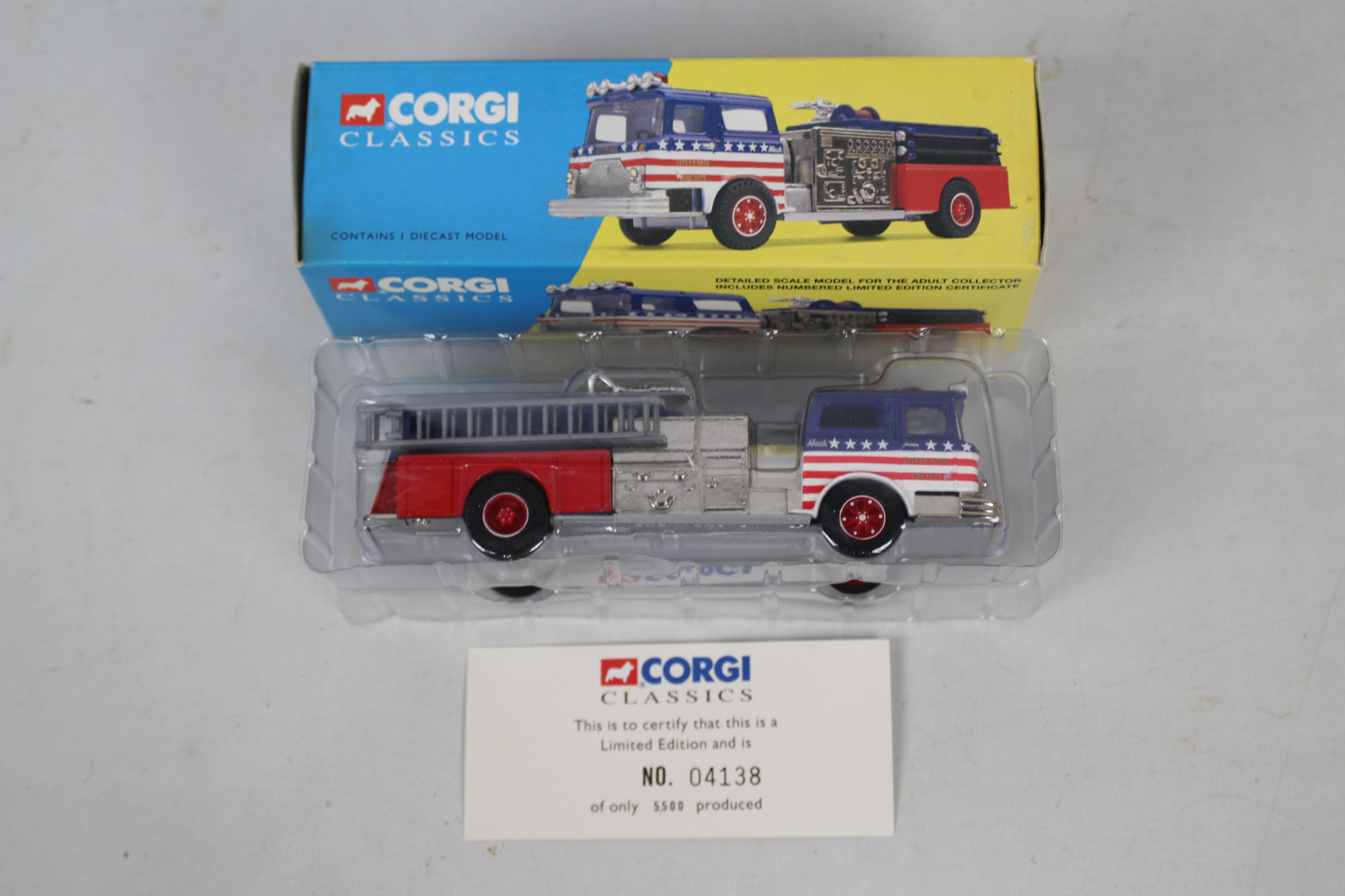 Corgi Classics - Six boxed predominately Limited Edition diecast US Fire Appliances from Corgi. - Image 5 of 6