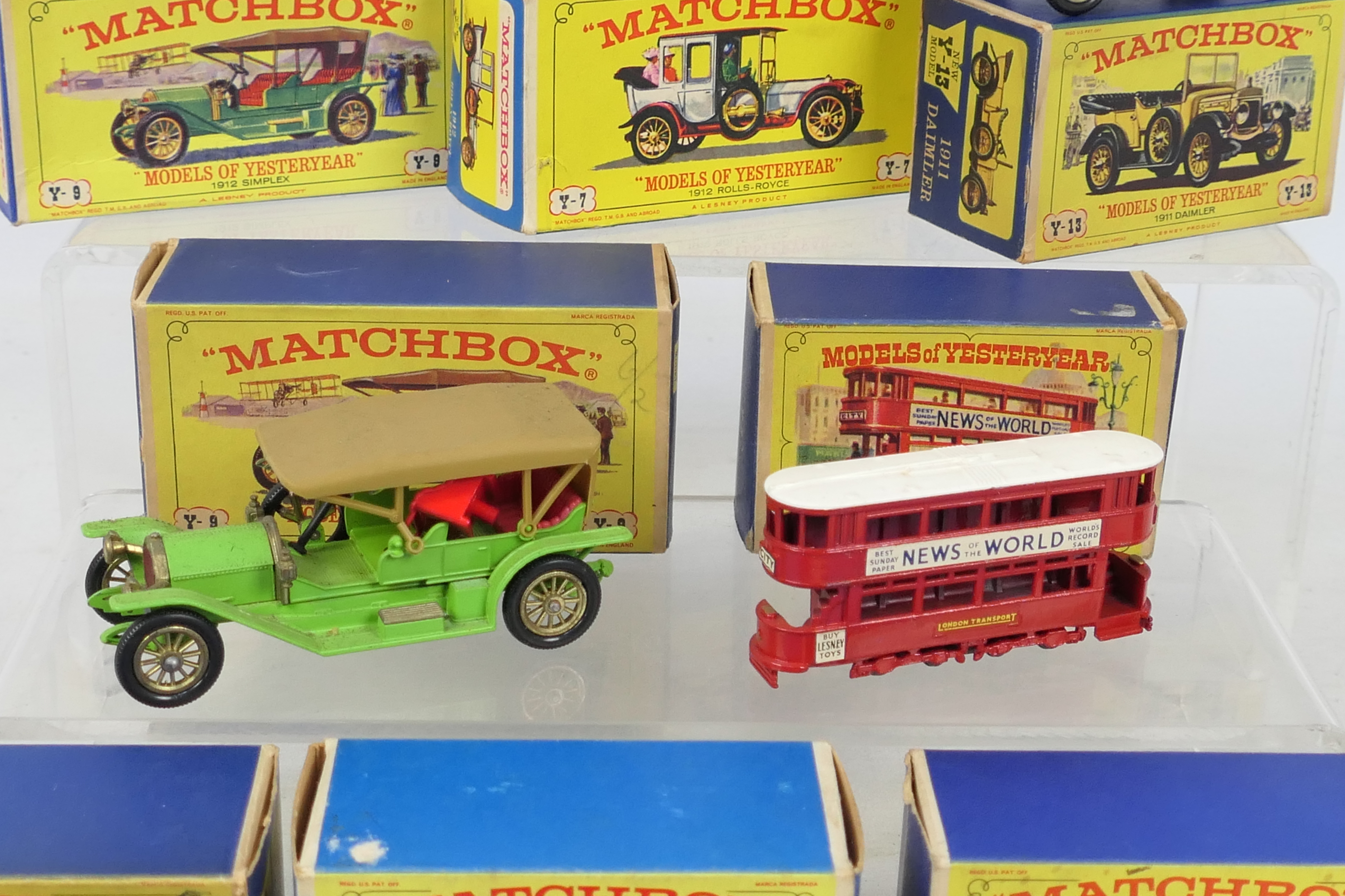 Matchbox Yesteryear - A group of 9 x boxed early Yesteryear models, London Tramcar # Y-3, - Bild 3 aus 5