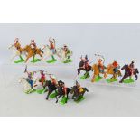 A collection of various cast metal figures by Britains,
