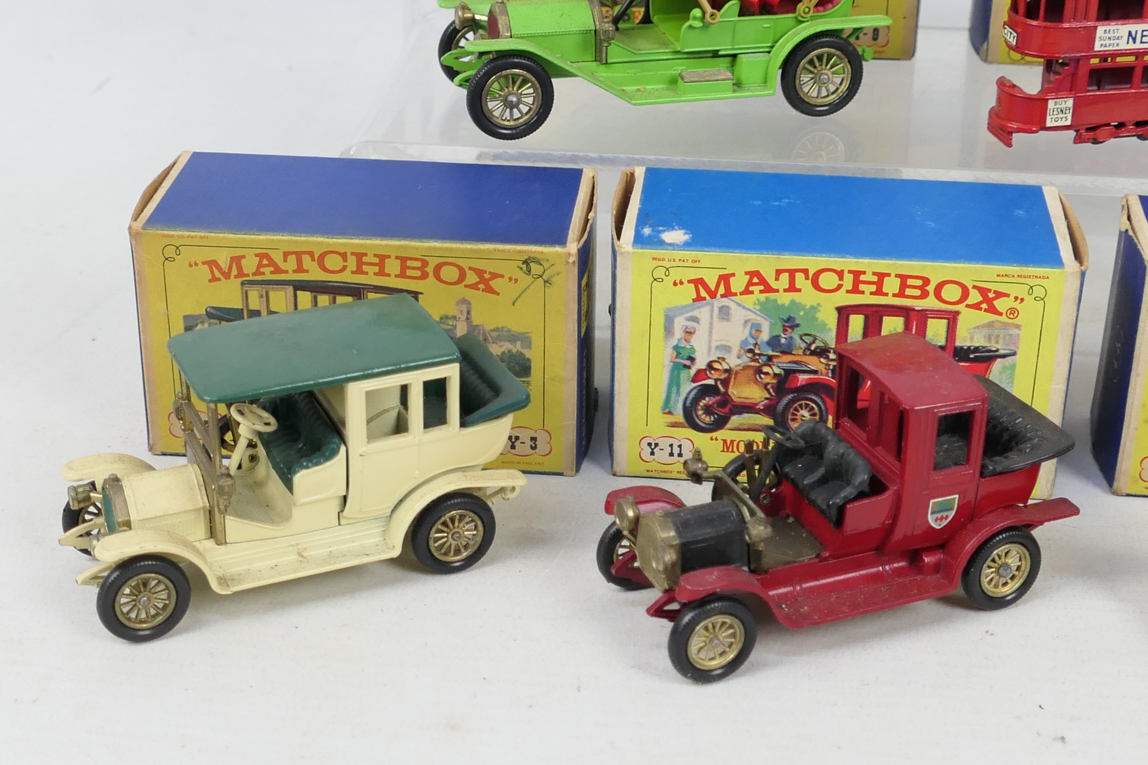 Matchbox Yesteryear - A group of 9 x boxed early Yesteryear models, London Tramcar # Y-3, - Bild 4 aus 5