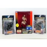 Hasbro - Star Wars - 3 x boxed / carded figures, Unleashed Darth Tyranus,