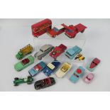 Dinky Toys - Corgi Toys - A loose collection of playworn Dinky and Corgi Toys.