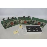 Britains - Three boxed sets of 54mm model soldiers from the World War II Squads' range by Britains.