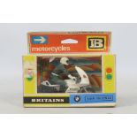 Britains - A boxed Britains #9695 BMW 'Police Motorcycle 'Polizei'.
