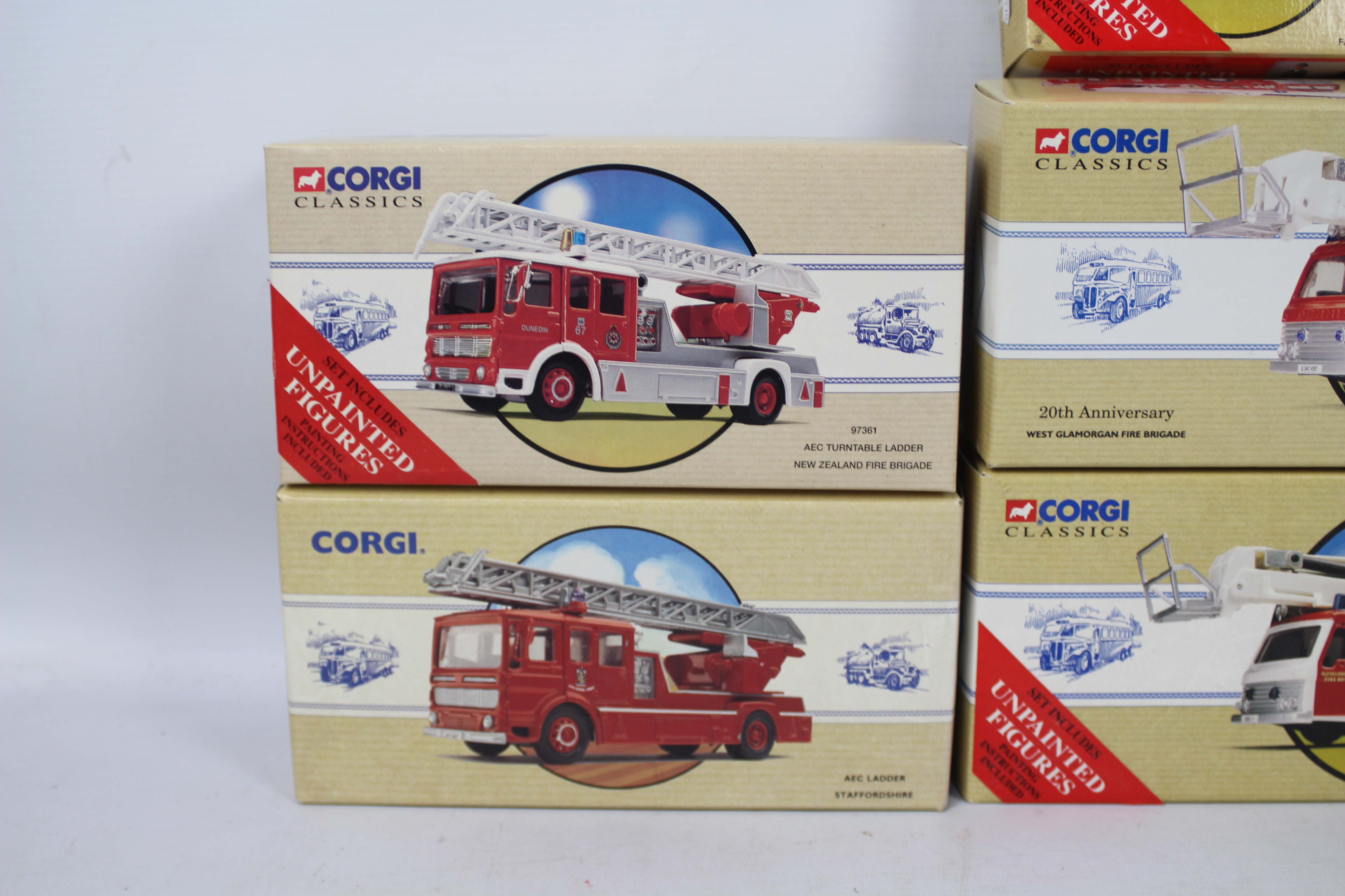 Corgi Classics - Seven boxed diecast predominately UK Fire Appliances from Corgi. - Bild 2 aus 6
