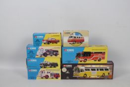 Corgi Classics - Seven boxed predominately Limited Edition diecast US Fire Appliances / FD related