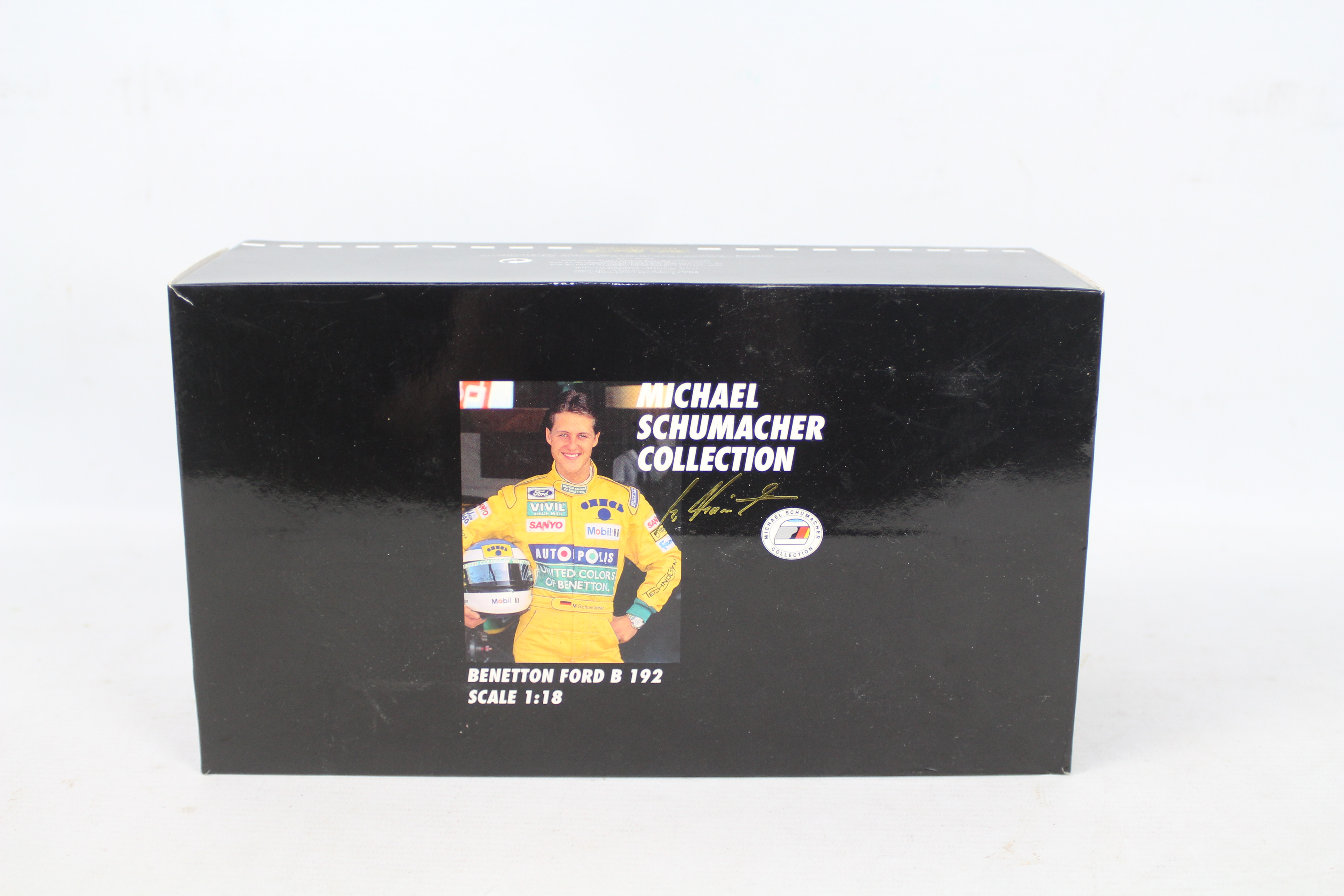 Paul's Model Art - A boxed die-cast 1:18 scale Michael Schumacher Benetton Ford B 192 - Vehicle is