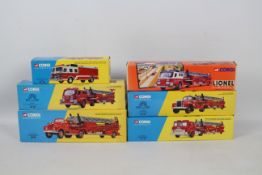 Corgi Classics - Six boxed predominately Limited Edition diecast US Fire Appliances from Corgi.