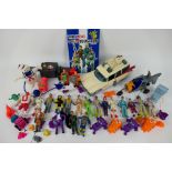 Kenner - An unboxed and loose collection of Kenner The Real 'Ghostbusters' action figures and