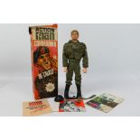 Palitoy - Action Man - A boxed Action Man Talking Commander with blonde flocked hair.