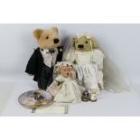 Franklin mint wedding bears - A selection of Franklin Mint themed Items to include a bride and