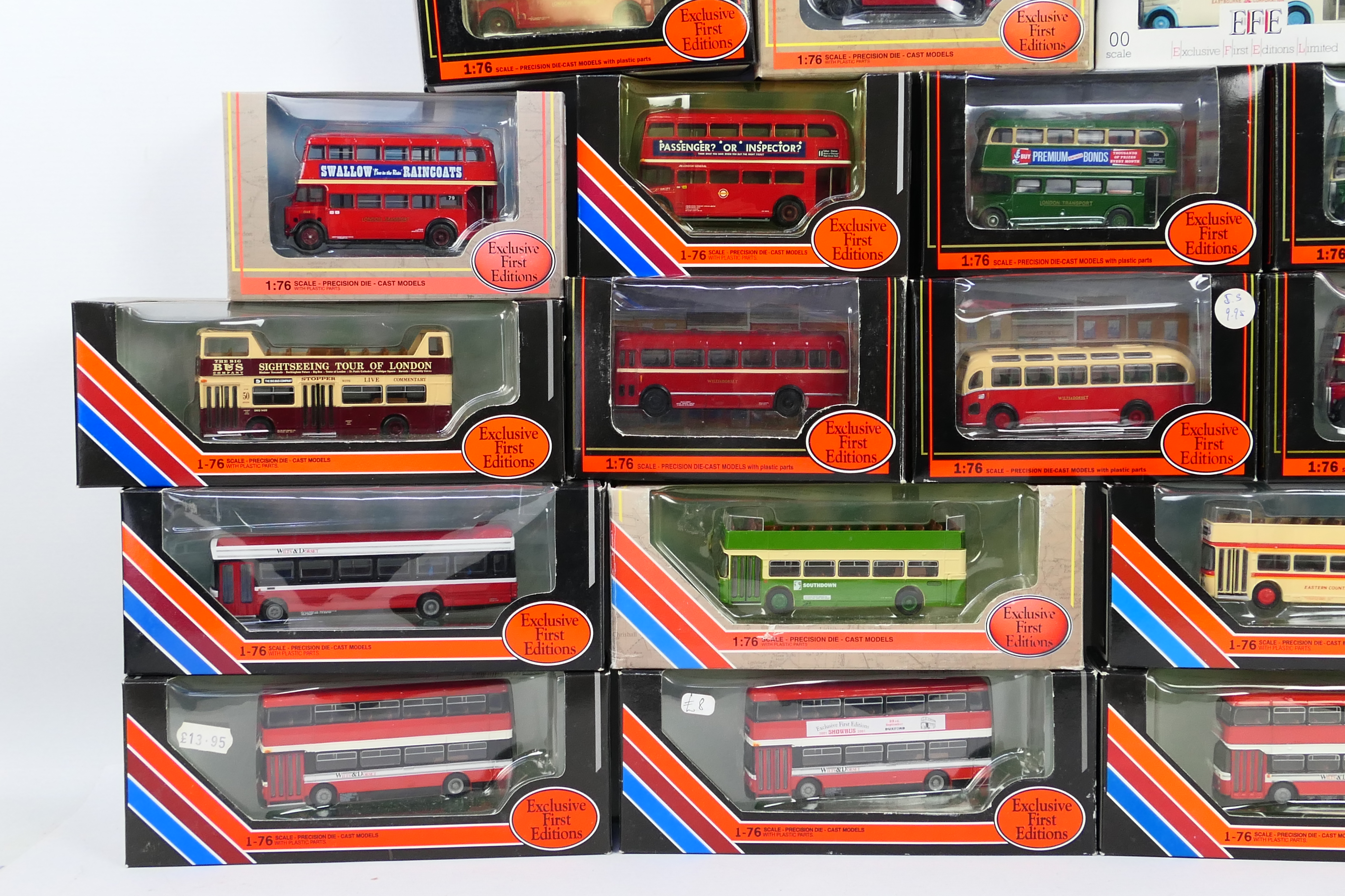 EFE - 17 x boxed 1:76 scale EFE buses and coaches - Lot includes a #18502 Bristol VR 2 'Eastern - Image 2 of 4