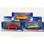 Vanguards - Three boxed diecast model Ford Escorts from Vanguards.