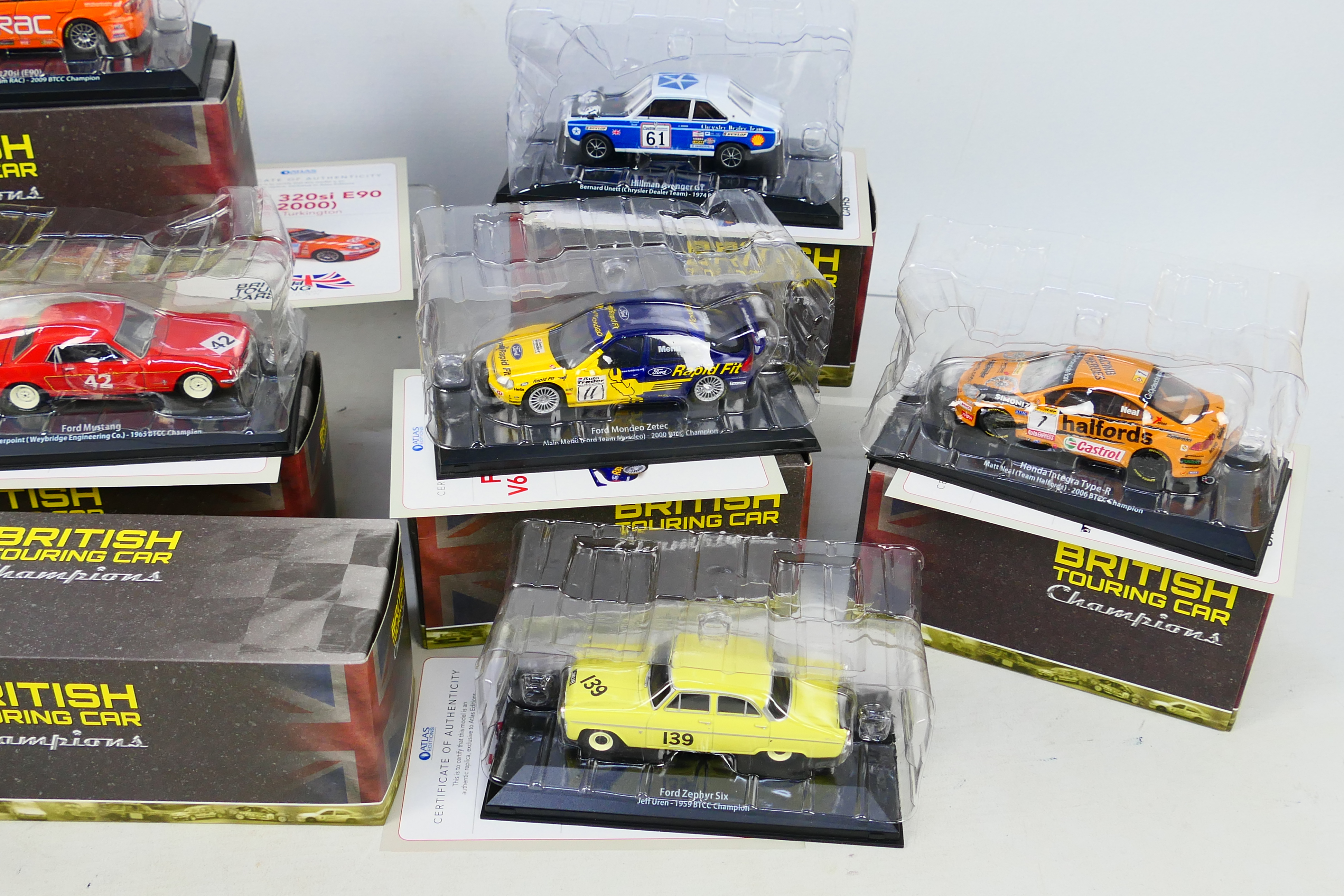 Atlas Editions - Eight boxed 1:43 scale diecast model cars from the Atlas Editions 'British Touring - Image 3 of 4