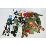 Palitoy - Action Man - A collection of vintage clothing and accessories including divers helmet,