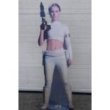 Advanced Graphics - Star Wars - A 2002 dated 5 foot 6 inch Padme Amidala cardboard cut out figure #