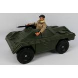 Palitoy - Hasbro - Action Man - An unboxed 1970s Scout Car and a 40th Anniversary Action Man