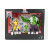 Marvel Legends Series - A #632602 'Wolverine and Hulk' figure set - Cellophane window appears in