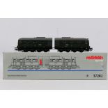 Marklin - A boxed HO gauge 3-rail Marklin #37282 Heavy Double Diesel Locomotive of the German