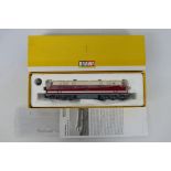 Brawa - A boxed HO gauge Brawa #41106 BR 119 diesel locomotive of the DR.