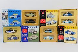 Vanguards - Four boxed Limited Edition diecast 1:43 scale 'Police' sets from Vanguards.