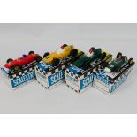 Scalextric - 4 x boxed 1960s slot cars, a BRM # C72, Lotus Junior # C67 and 2 x Cooper models # C58.