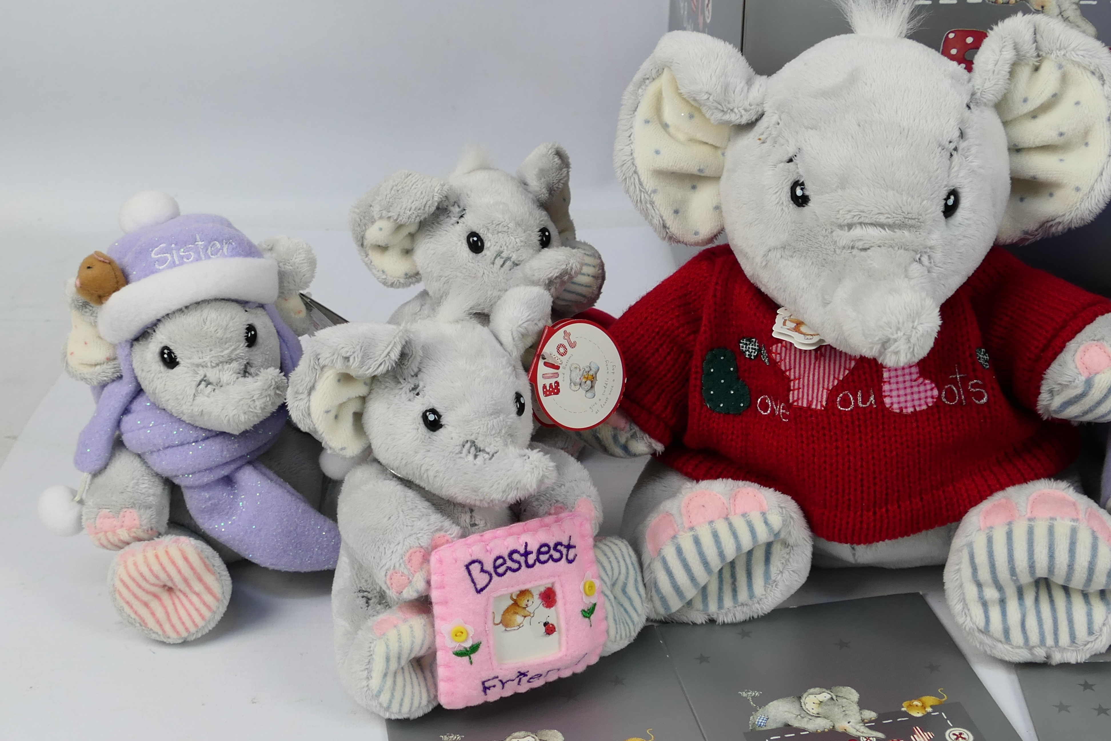 Elliot and Buttons plush bears, Tracey Colliston, - Image 2 of 3