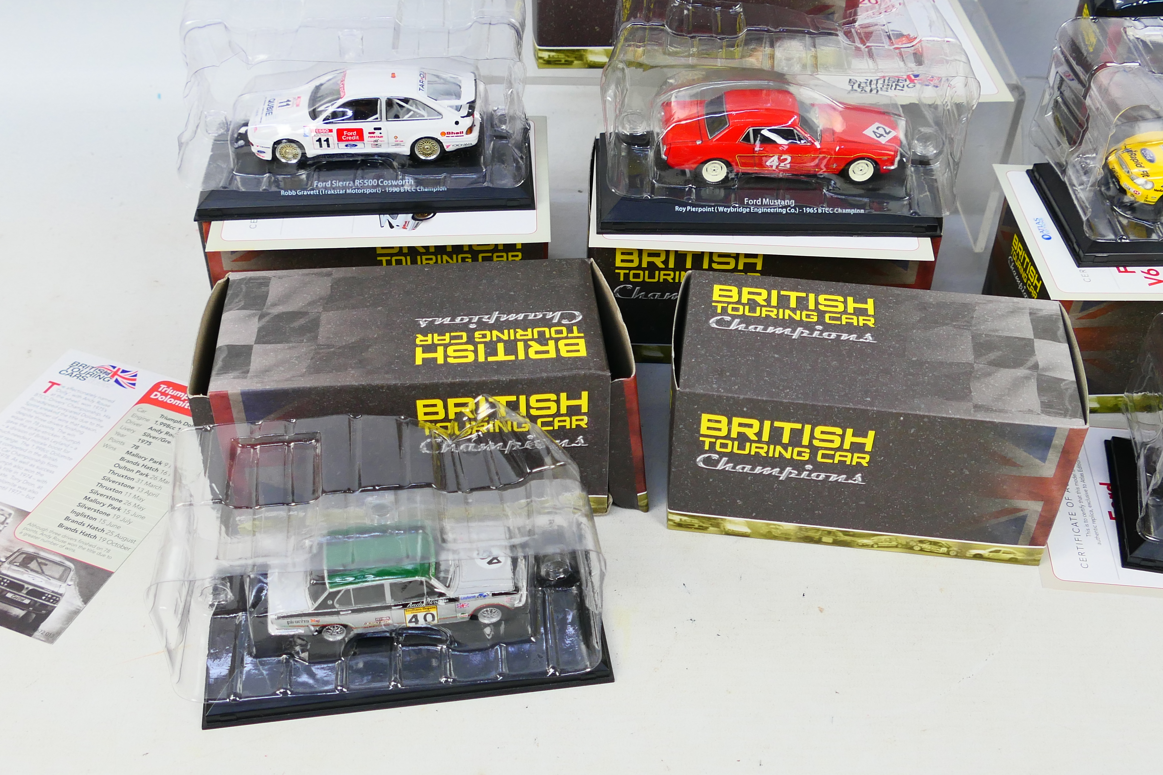 Atlas Editions - Eight boxed 1:43 scale diecast model cars from the Atlas Editions 'British Touring - Image 4 of 4