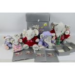 Elliot and Buttons plush bears, Tracey Colliston,