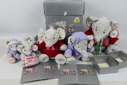 Elliot and Buttons plush bears, Tracey Colliston,