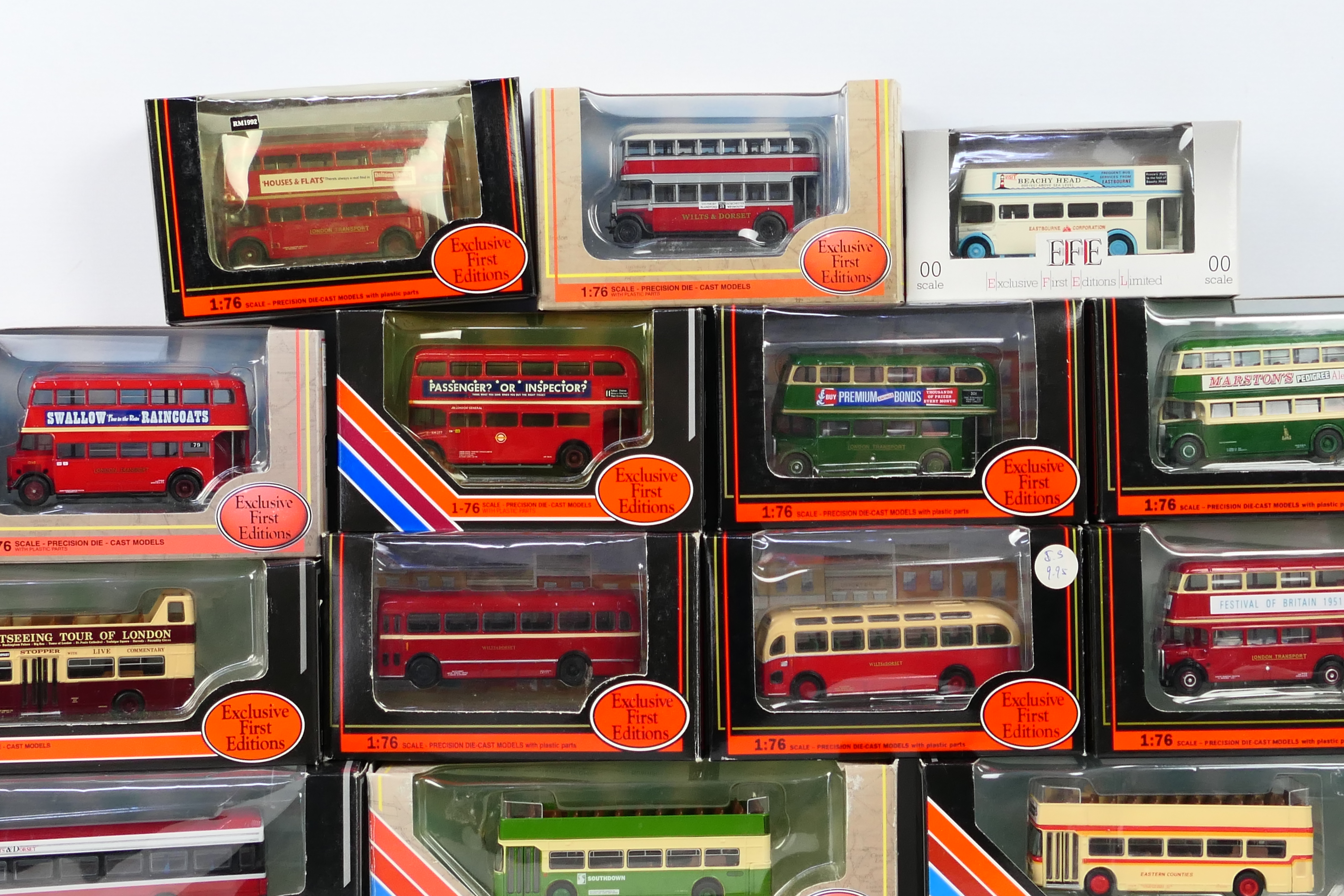 EFE - 17 x boxed 1:76 scale EFE buses and coaches - Lot includes a #18502 Bristol VR 2 'Eastern - Image 4 of 4