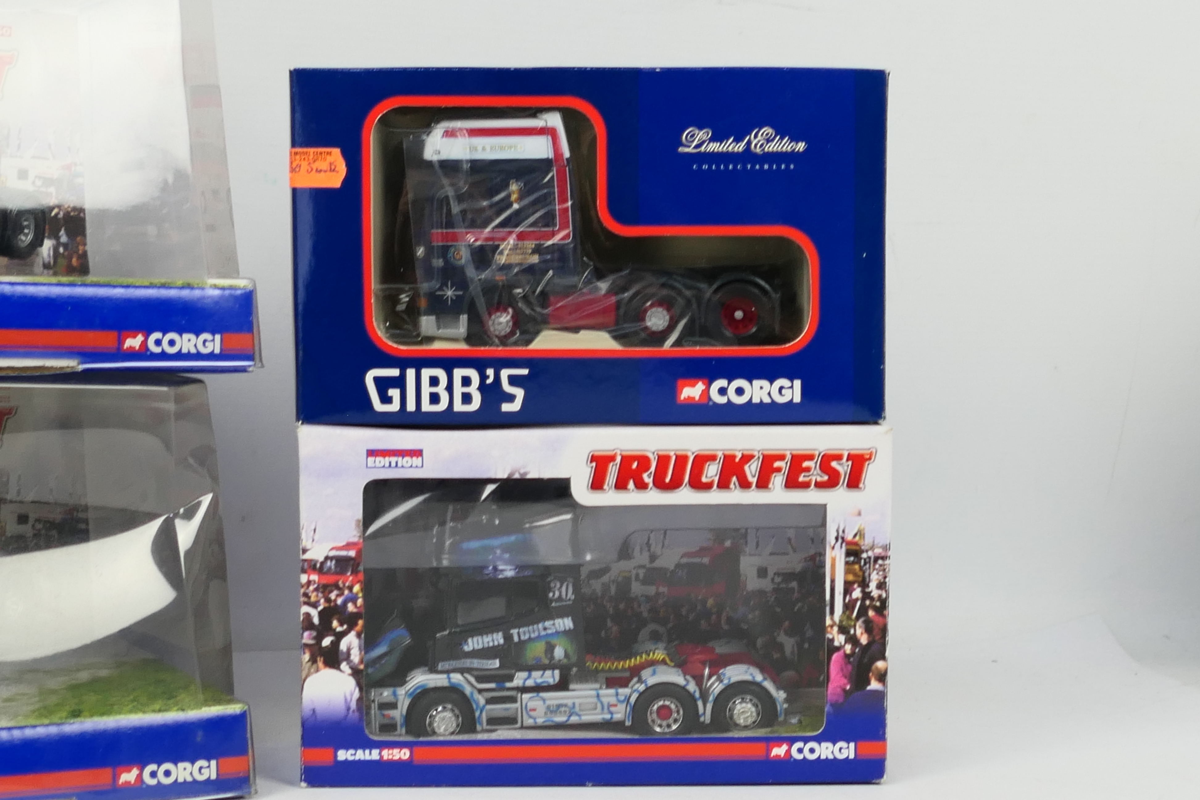 Corgi - Four boxed 1:50 scale Limited Edition diecast model tractor units from Corgi. - Image 2 of 4