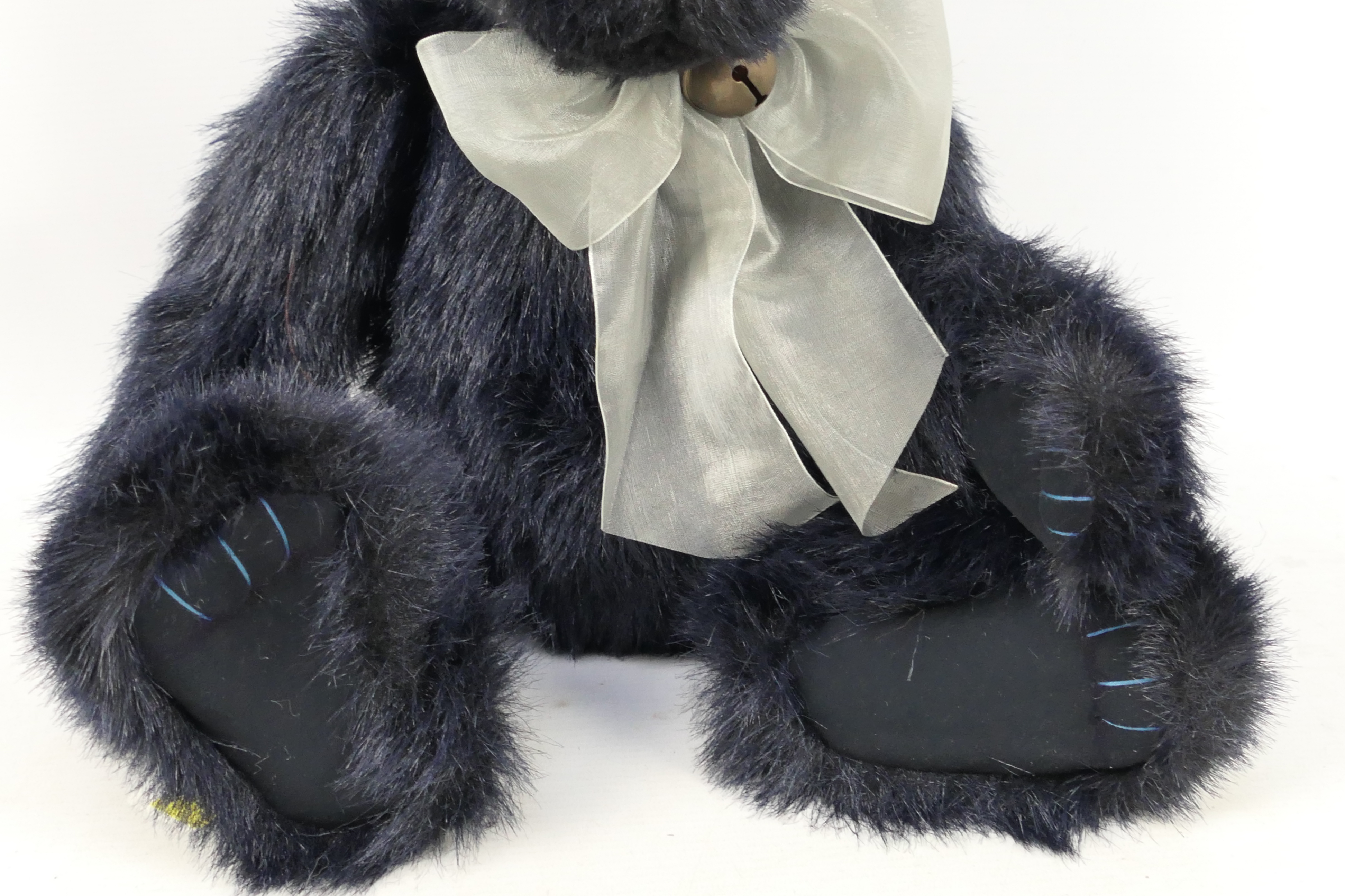 Charlie Bears - A dark-blue coloured Charlie Bear. - Image 3 of 4