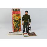 Palitoy - Action Man - A boxed vintage Action Man Soldier # 34052 This dark flock haired figure