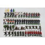 Britains - A collection including 4 x Riflemen bayoneting, 4 x Riflemen kneeling,