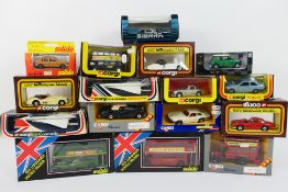 Corgi - Solido - Hongwell - A boxed collection of 17 diecast vehicles in various scales.