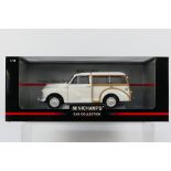 Minichamps - A boxed Minichamps 'Car Collection' 1:18 scale Morris Minor Traveller.