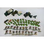 Britains Deetail - Timpo - A collection of 52 x soldiers figures including British Army,