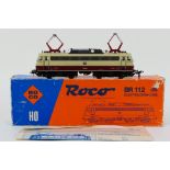 Roco - A boxed HO gauge Roco #04138S Class BR 112 504-6 electric locomotive of the Deutsche Bahn.